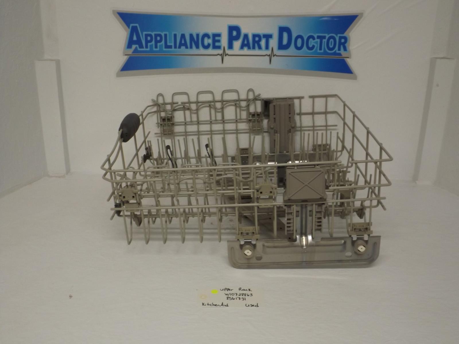KitchenAid Dishwasher W10728863 8561731 Upper Rack Used KitchenAid Dishwasher W10728863 8561731 Upper Rack Used